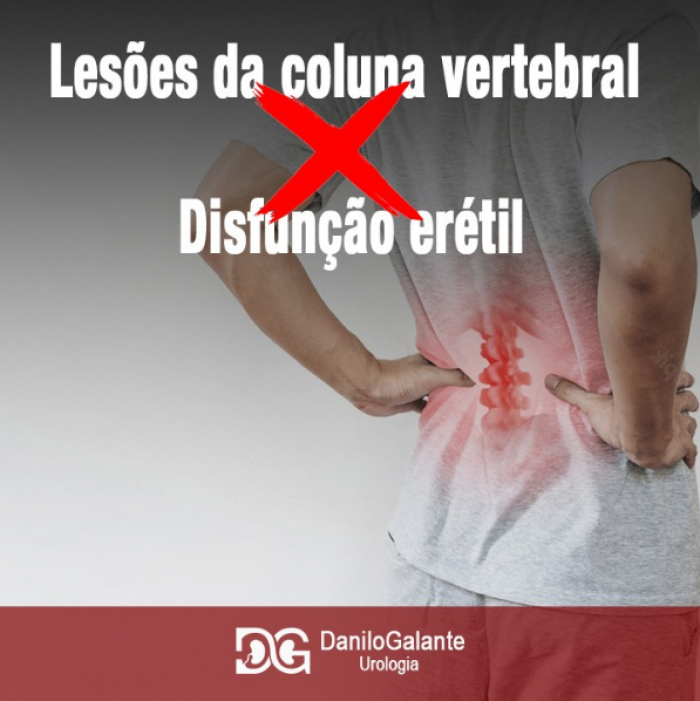 Lesões na coluna vertebral X Disfunção Erétil